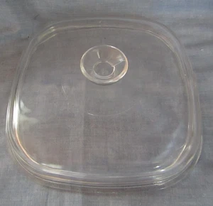 PYREX REPLACEMENT TOP COVER FOR 10" SQUARE GLASS BAKING DISH CASSEROLE - Picture 1 of 3
