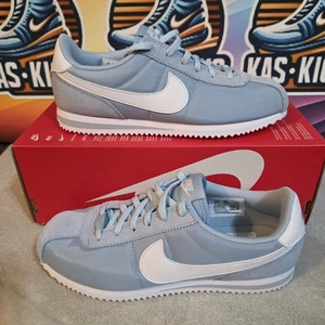 Nike Cortez Textile Blue Trainers Kids Size 6 Womens Size 5.5 UK Brand Nw Rp £80 - Picture 1 of 12