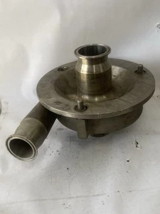 FRISTAM CENTRIFUGAL PUMP SS MISSING IMPELLAR FP353-1 2 1/2” Outlet 3” Inlet - Picture 1 of 6