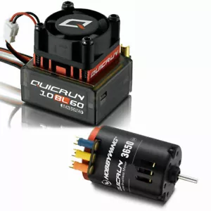 Hobbywing Quicrun 60A 25.5T Motor + Card For 1/14 Tractor Truck 1/10 RC Crawler - Picture 1 of 5