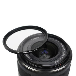 Protector de lentes JJC 49 mm A+Ultra delgado marco de aluminio multicapa filtro UV cámara - Imagen 1 de 11