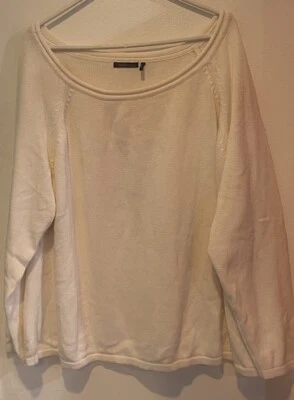Women's Daisy Fuentes Size 3X Winter White Knit Pullover Sweater - Image 1 of 3