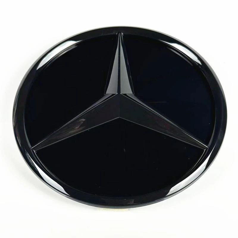 Espejo estrella emblema delantero 3D negro para Mercedes-Benz Clase E W213 E300 2016-2022 Foto 1 de 4