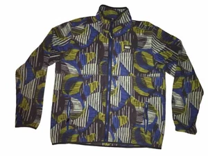 Vintage REI Abstract Geometric Aztec Tribal Synchilla Fleece JACKET Large - Picture 1 of 7