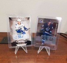 Upper Deck Henrik And Daniel Sedin 3/5 Auto Cards Combo
