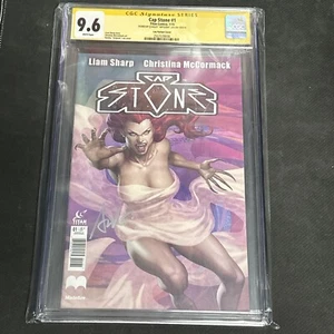 Cap Stone #1 CGC SS 9.6 Firmado por Stanley Artgerm Lau Variante Fantasma - Imagen 1 de 5