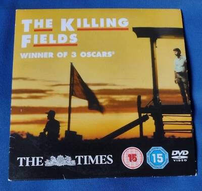THE KILLING FIELDS (1984) DVD * ROLAND JOFFE * THE TIMES NEWSPAPER PROMO * - Image 1 of 3