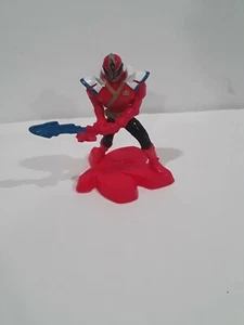 2012 McDonalds POWER RANGERS SUPER SAMURAI - RED RANGER 4.25" Figure Toy #1 - Picture 1 of 7