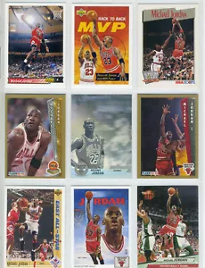 Michael Jordan 1991-92 NBA Hoops Baloncesto #455 Chicago Bulls Salón de la fama - Imagen 1 de 2