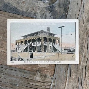 1920er LBI, NJ Postkarte - "Little Egg Harbor Yacht Club, Beach Haven, NJ" - Bild 1 von 2