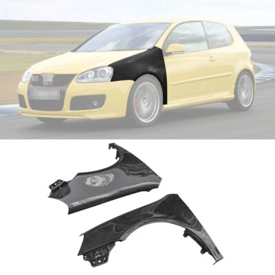 For VW Volkswagen GOLF5 GTI Carbon Fiber Fenders Side Air Outlet Cover 04-08 - Image 1 of 4