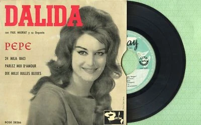 DALIDA Pepe / Parlez moi d'amour BARCLAY BCGE 28286 Spain 1961 EP VG+ - Image 1 of 4