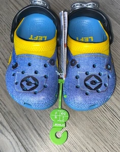 Croc’s + Dispicable Me 2024 Classic Clog Denim Left C 7 - Picture 1 of 6