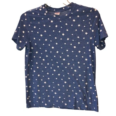 Hanna Andersson Childs Size 14 16 Blue White Stars T Shirt Top Tee 160 cm Boys - Image 1 of 4