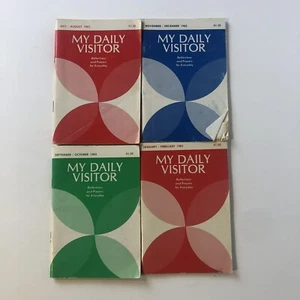 Lot Of 4 My Daily Visitor Mini Books Catholic Devotional 1980s GOOD VTG CND - Picture 1 of 2