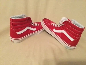 Herren 6,5 Vans Off the Wall rot hohe Tops Schuhe - Bild 1 von 5
