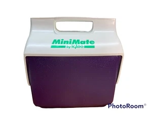 Enfriador Mini Mate Iglú Verde Púrpura Retro Raro Años 90 Color Paquete de 6 Almuerzo - Imagen 1 de 11