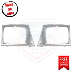 Headlight Door FO2513158 FO2512158 Set of 2 for 97-02 Ford E-150 Econoline Base - Picture 1 of 13