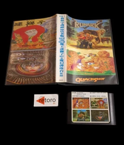 4 IN 1 RUNARK QUACKSHOT DEVIL CRASH KING LION Sega MEGADRIVE MD Mega Drive JAP - Imagen 1 de 3