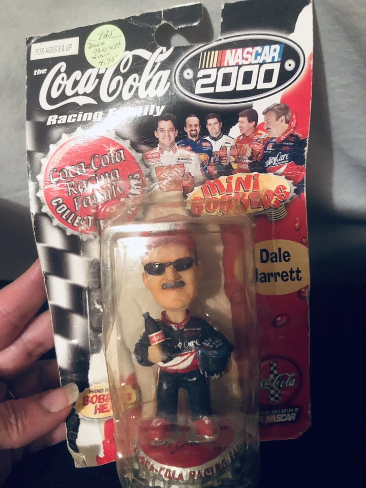 Dale Jarrett Mini Bobble Head Coca Cola Racing Family NASCAR 2000 #15001