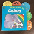Learn a Round Colors Vintage Children's Learning Board Book 1991