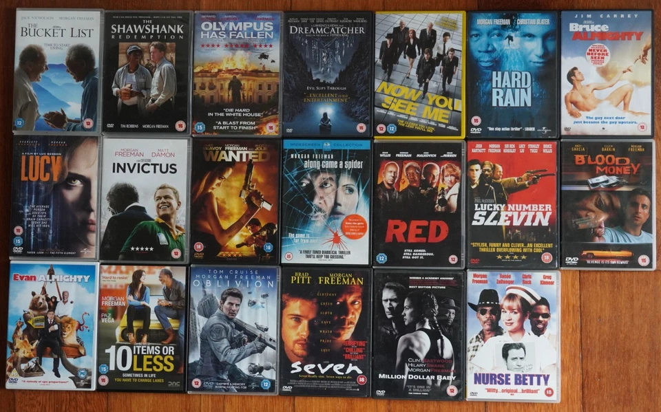MORGAN FREEMAN BEST OF MEGA complete collection 20 x dvd job lot BUNDLE - Image 1 of 1