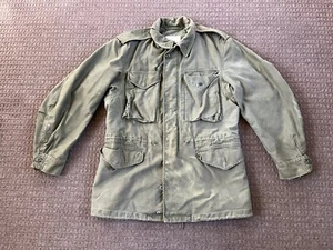 Vintage Field Jacket Military US Army Coat M-1951 Korean War Small w/ Hood Olive - Picture 1 of 14