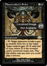 1X Planeswalker's Scorn Planeshift EX Portuguese MTG CARD