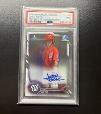 🔥2016 Bowman Chrome Juan Soto Prospect Auto PSA 9 Mint RC NEW YORK YANKEES🔥