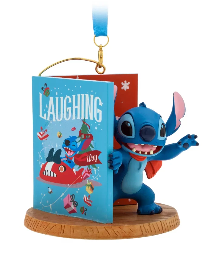 Disney Lilo & Stitch - Stitch Christmas Card Sketchbook Christmas Ornament