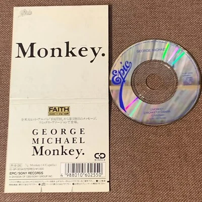 GEORGE MICHAEL Monkey (7-inch Edit) JAPAN 3" CD SINGLE 10.8P-3034 Wham! Snapped - Image 1 of 4