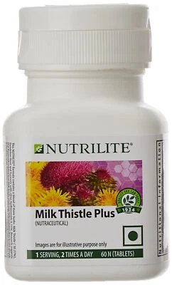 Cardo mariano NUTRILITE® Plus | ayuda a mantener la salud del hígado | 60 pestañas ENVÍO GRATUITO Foto 1 de 4