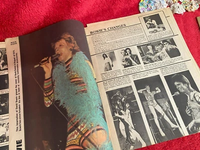 Vtg Rock Scene Magazine 1975 For Classic Rock  & Roll Scrapbooking As Is - Image 1 of 4