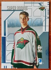 03/04 ITG BAP MEMORABILIA BRENT BURNS SUPER ROOKIE RC #SR-3 MINNESOTA WILD 