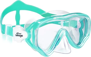 Kids Swimming Goggles Snorkel Diving Mask for Youth(5-15), Anti-Fog 180° Clear V - Picture 1 of 12