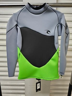 Rip Curl Wetsuit Jacket Omega 1.5mm L/SL wve4em 2023 Gray/black/green - Image 1 of 4