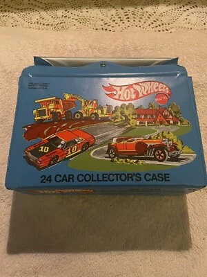 Vintage 1980 Hot Wheels™ Mattel™ 24 Car Collector's Case w/ 24 Cars Bundle - Image 1 of 4