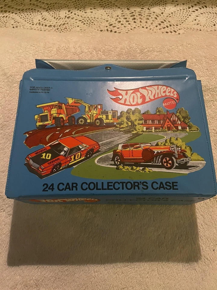 Vintage 1980 Hot Wheels™ Mattel™ 24 Car Collector's Case w/ 24 Cars Bundle - Image 1 of 4