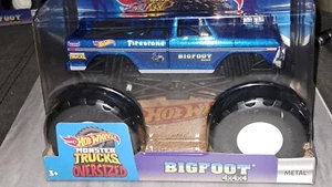 Oversized Hot Wheels Monster Jam Truck 1/24 Bigfoot 4X4X4 Diecast 1974 MIB - Picture 1 of 13