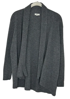 Soft Joie "Wren B" Open Front Ribbed Cardigan in Heather Grey Size Small - Image 1 of 4