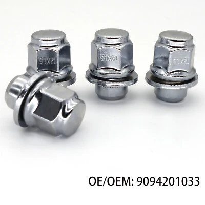 4x Wheel Lug Nuts Bolts M12x1.5 For Toyota Avalon Camry Lexus ES GS 90942-01033 Foto 1 de 4