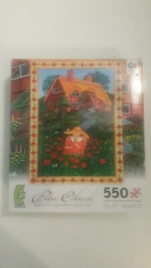 550 Teile Ceaco Puzzle Puzzle Peter Kirche Mohngarten Hergestellt in den USA - Bild 1 von 6
