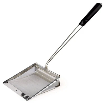 Drywite Stainless Steel 80 mesh Fat Skimmer Rubber Handle  Fish & Chips 319-SSH - Image 1 of 2