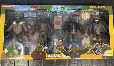 NECA Teenage Mutant Ninja Turtles Punk Disguise Turtles Nuevo Foto 1 de 3
