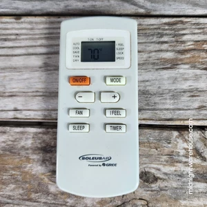 Soleus Air YX1FF Ersatz AC Fernbedienung Fenstereinheit Klimaanlage OEM - Bild 1 von 5