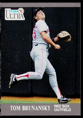 1991 Ultra #29 Tom Brunansky Boston Red Sox - Image 1 of 2