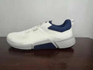 Zapatos de golf híbridos ECCO BIOM H4 BOA para hombre talla 12-12,5 (EU 46) Gore-Tex GTX blancos - Imagen 1 de 8