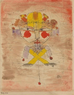 Jumping Jack : 1927 : Paul Klee : Archival Art Print - Image 1 of 2