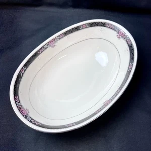 Cuenco ovalado para servir verduras Noritake Etienne Japón 7260 usado en excelente estado - Imagen 1 de 6