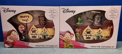 Lot of 2 Disney Miniature Statuaries Kit (Grumpy, Dopey) Snow White - Image 1 of 4